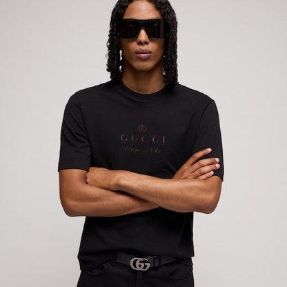 Men's Devoré Print Cotton Jersey T-Shirt