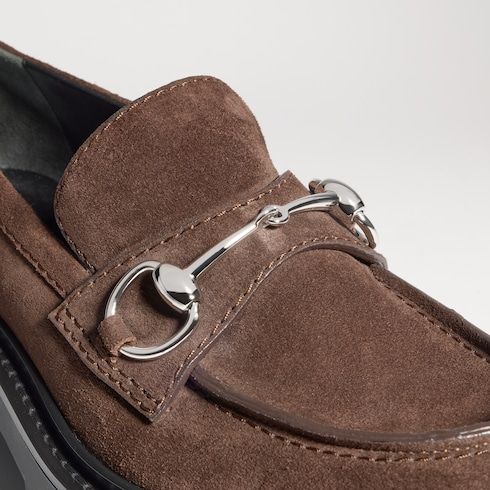 Women's loafer with Horsebit and lug sole
