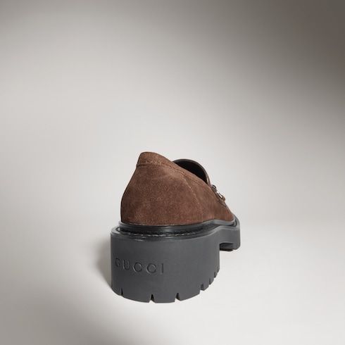 Women's loafer with Horsebit and lug sole