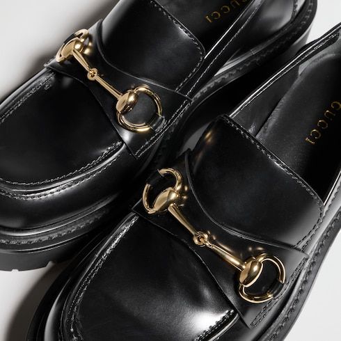 Women's loafer with Horsebit and lug sole
