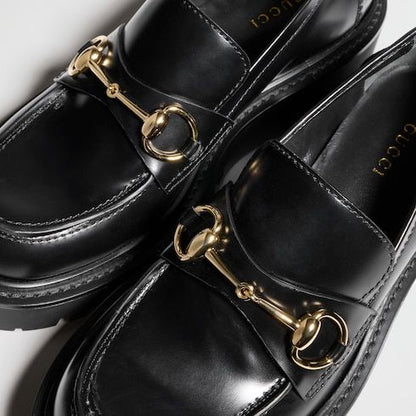 Women's loafer with Horsebit and lug sole