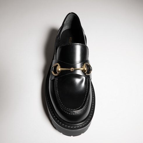 Women's loafer with Horsebit and lug sole
