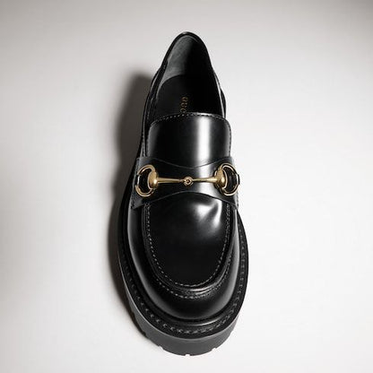 Women's loafer with Horsebit and lug sole