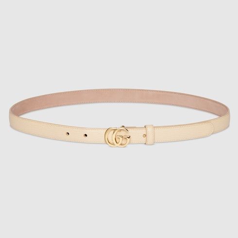 Women's Thin Double G Buckle Belt