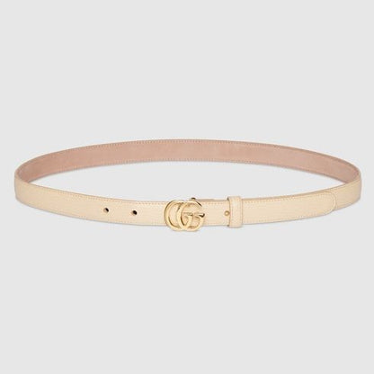 Women's Thin Double G Buckle Belt