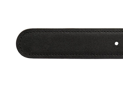 Women's Round Interlocking G Buckle Leather Belt
