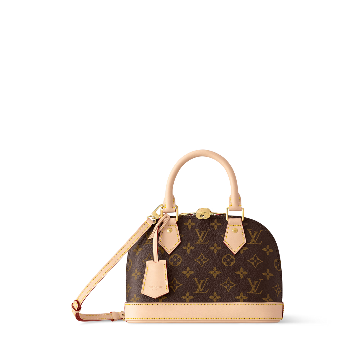 Alma BB Monogram Coated Canvas Gold-Toned Hardware