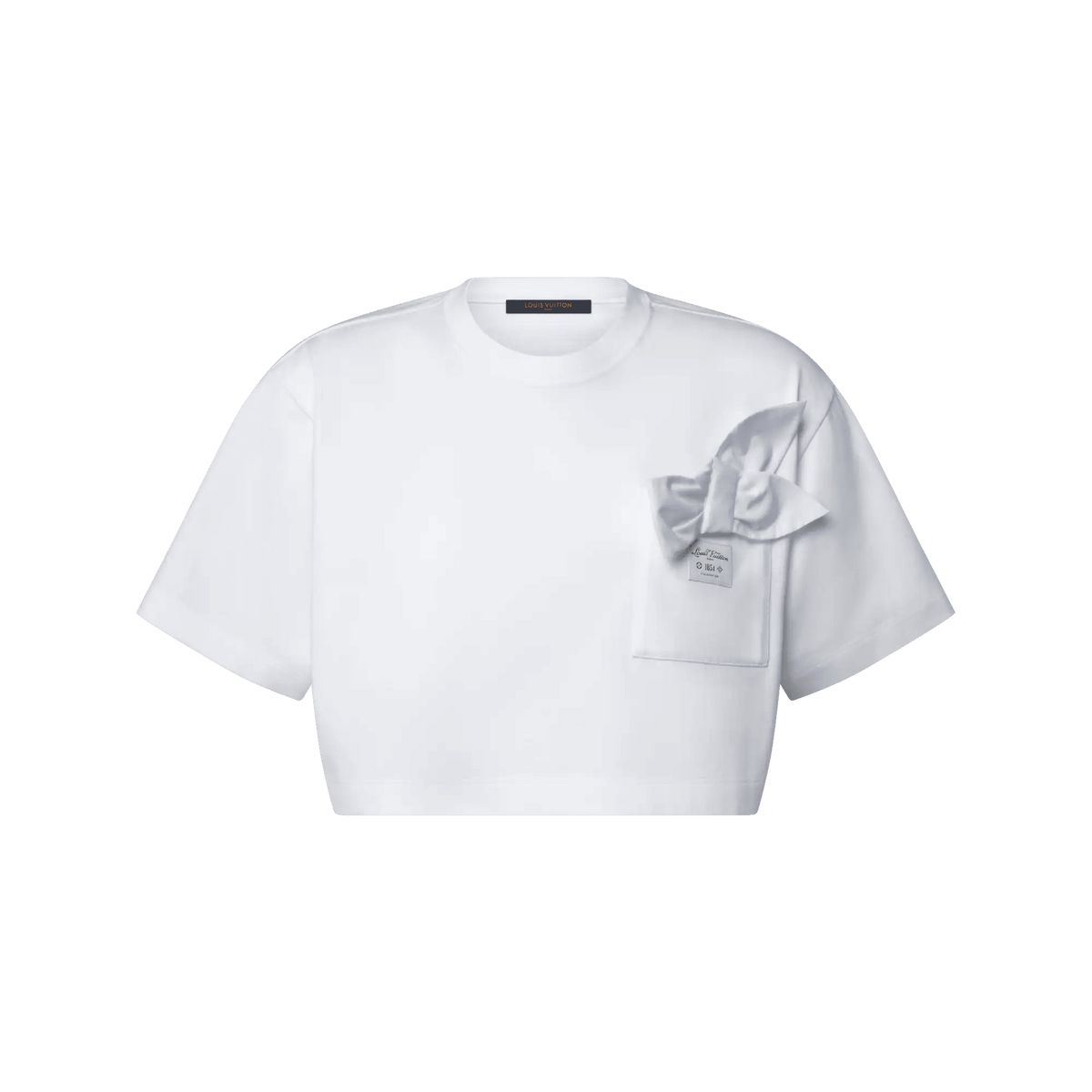 Women's Bow Pocket Crop Top