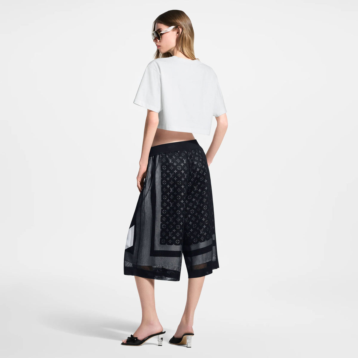 Women's Bow Pocket Crop Top