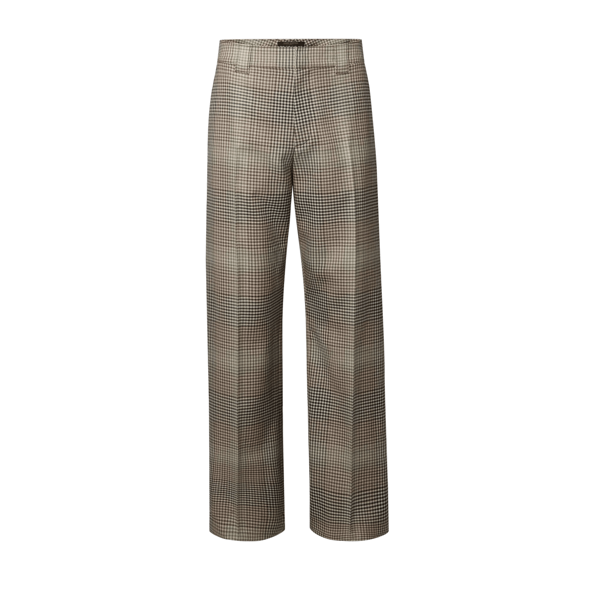 Men's Checked Wool Jacquard Chino Pants