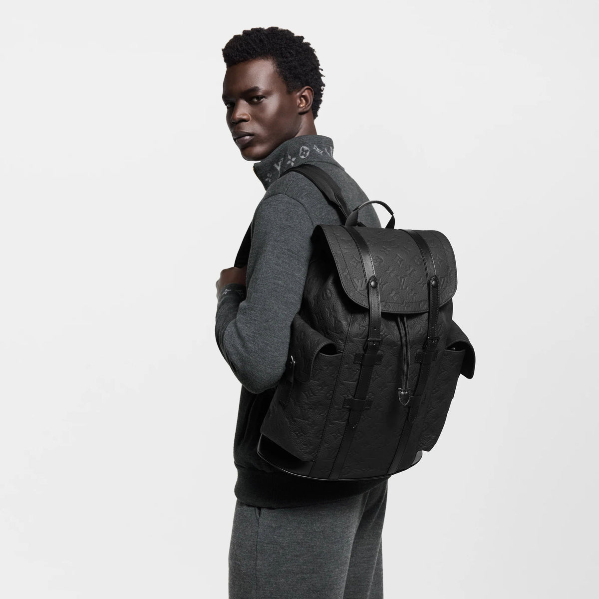 Men's Christopher MM Backpack Monogram Taurillon Leather
