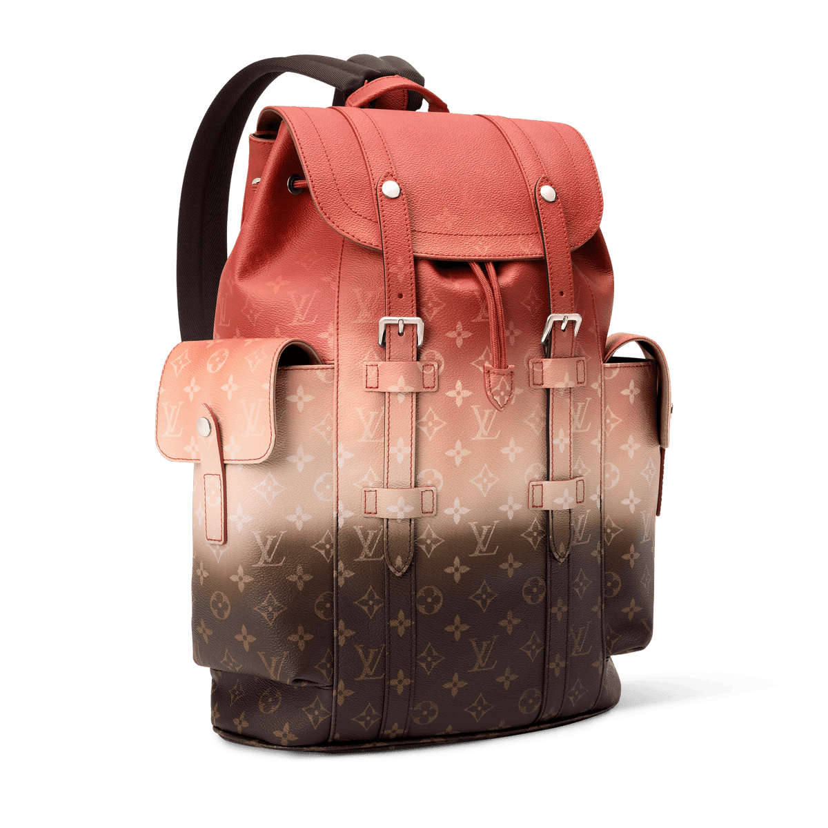 Men's Christopher MM Backpack Monogram Pigment Orange