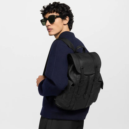 Men's Christopher PM Backpack Monogram Taurillon Leather