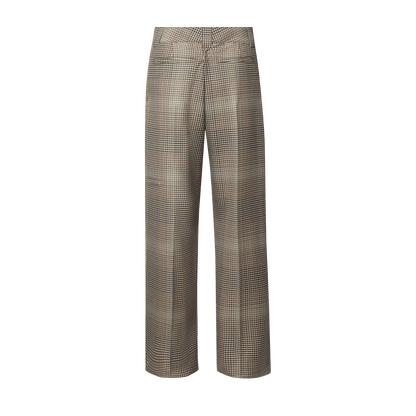 Men's Checked Wool Jacquard Chino Pants