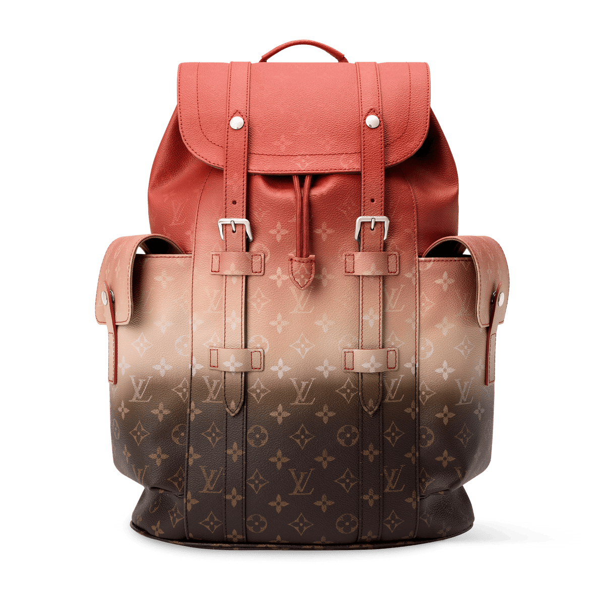 Men's Christopher MM Backpack Monogram Pigment Orange