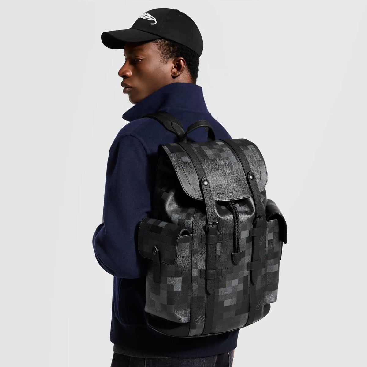 Men's Christopher MM Backpack Damoflage Black