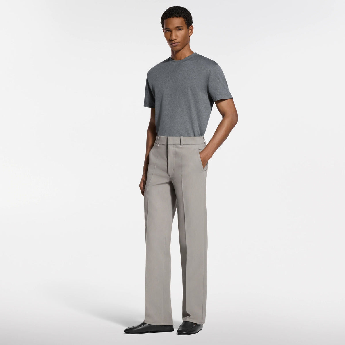 Men's Casual Cotton-Silk Pants