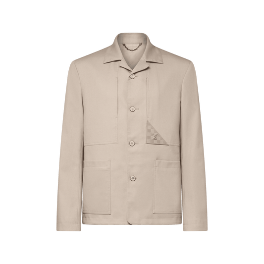 Men's Cotton-Silk Tailored Workwear Jacket