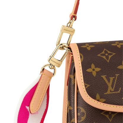 Women's Diane Monogram Fuchsia Satchel