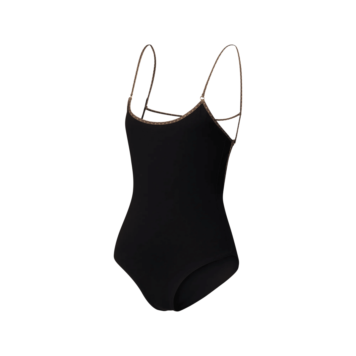 Women's Monogram Accent Scoop Back Swimsuit