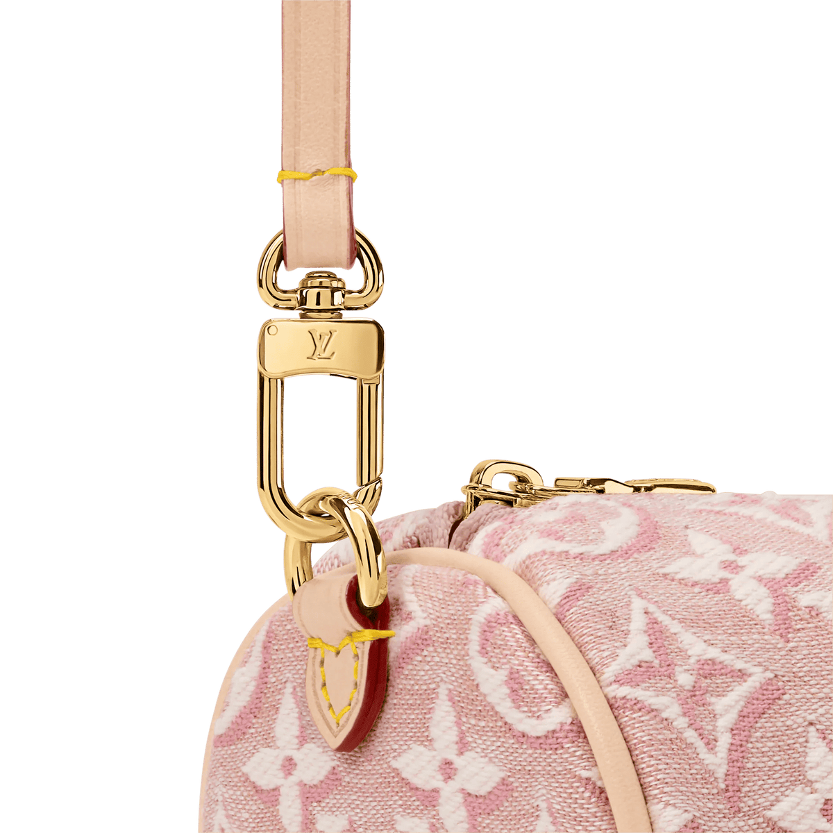 Women's Pochette Papillon Monogram Emblème Rose Ruban Nano Bag
