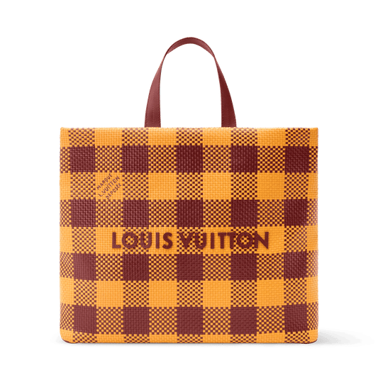 Men's Shopper Tote MM Damier Mustard