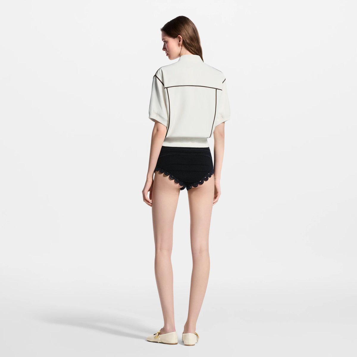 Women's Striped Knit Drawstring Briefs