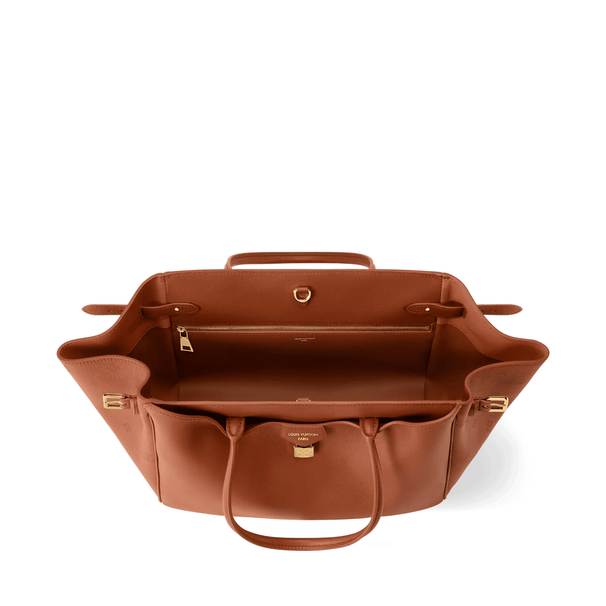 Women's Vendome MM Cognac Calfskin Leather Tote Bag M26501