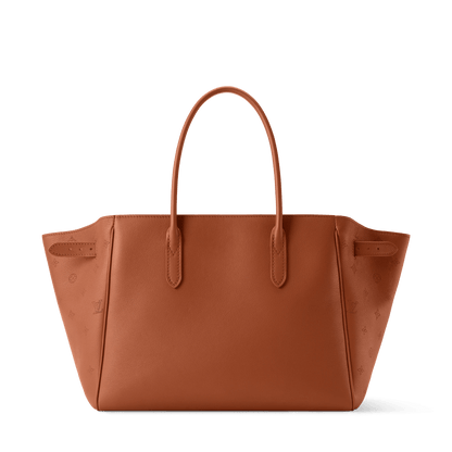 Women's Vendome MM Cognac Calfskin Leather Tote Bag M26501
