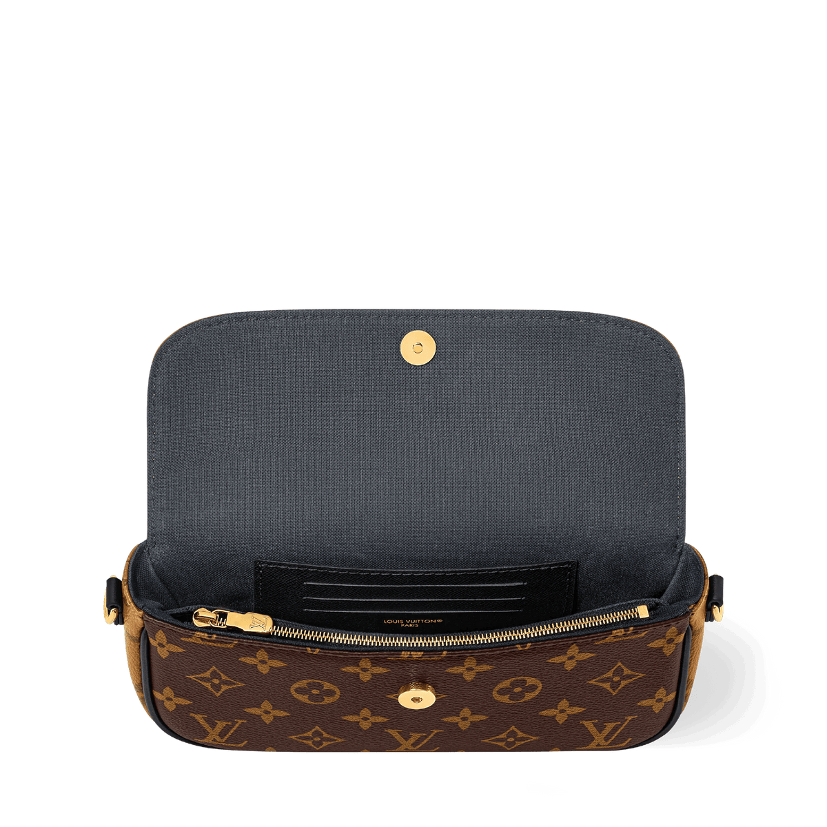 Women's Wallet On Chain Ivy Monogram Reverse Canvas Chain Wallet
