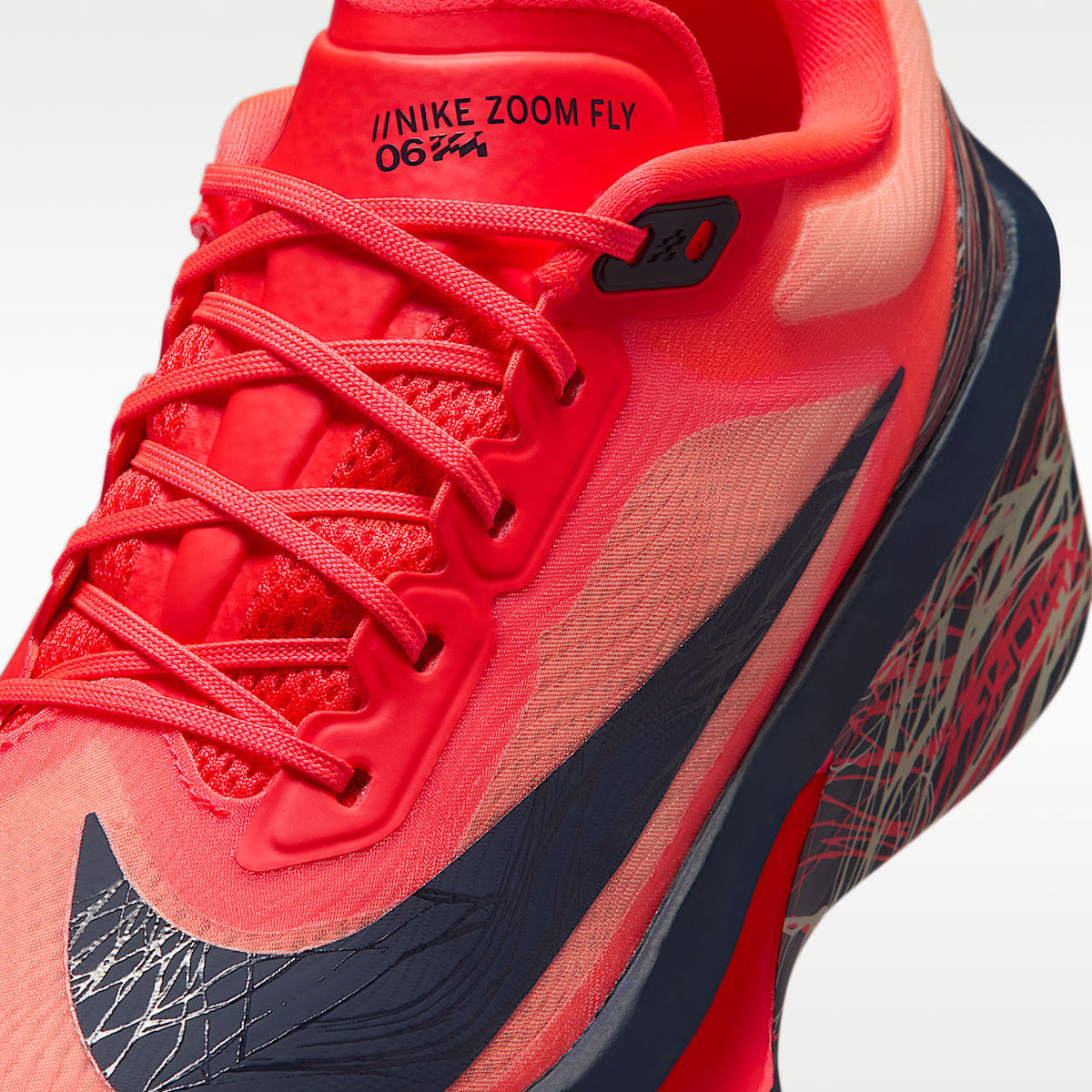 Zoom Fly 6 Men's Road Racing Shoes Carbon Fiber Bright Crimson