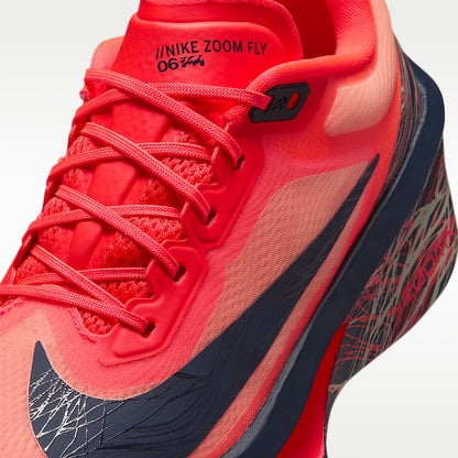 Zoom Fly 6 Men's Road Racing Shoes Carbon Fiber Bright Crimson