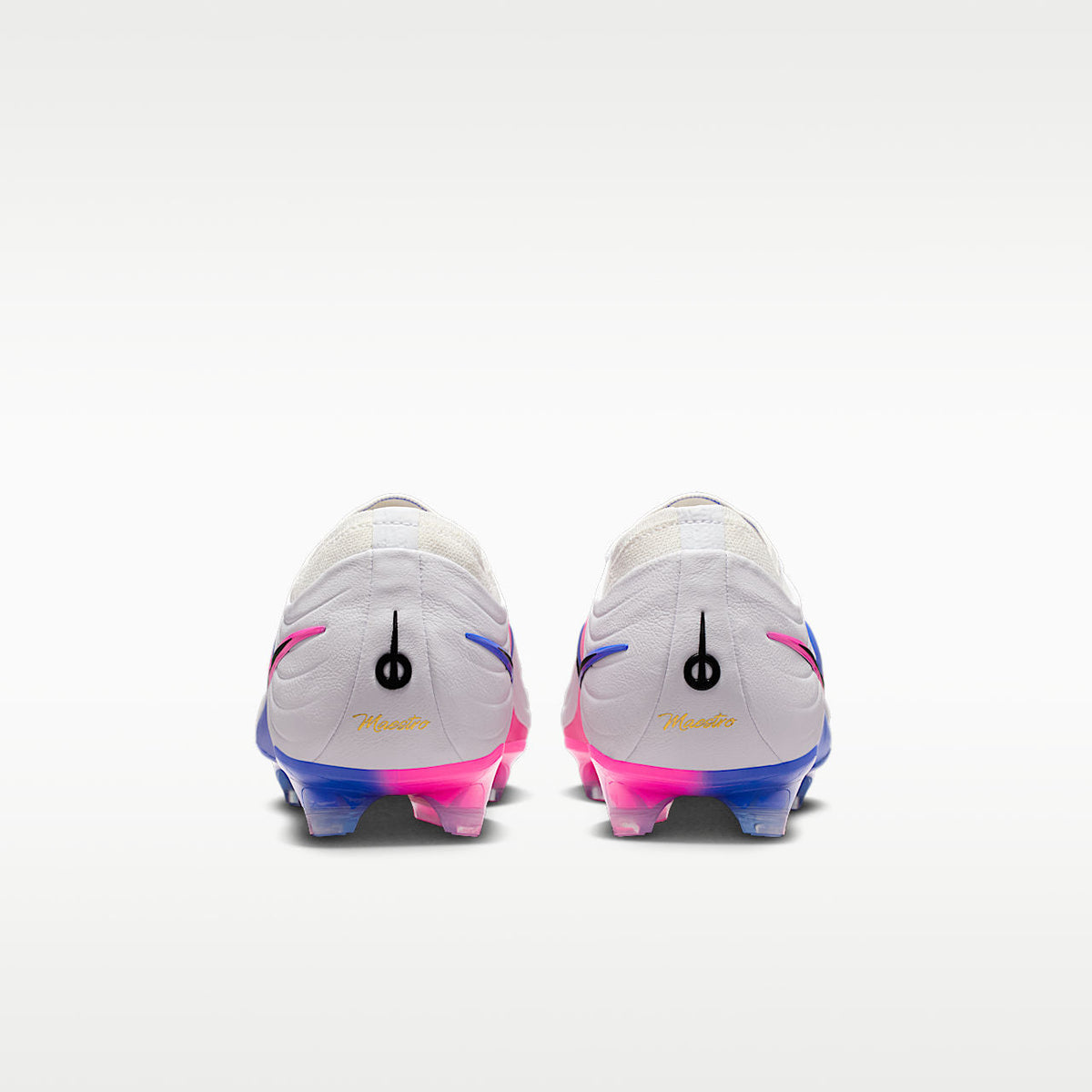 Tiempo Maestro Elite Firm-Ground Low-Top Soccer Cleats White/Racer Blue