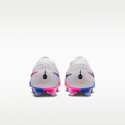 Tiempo Maestro Elite Firm-Ground Low-Top Soccer Cleats White/Racer Blue