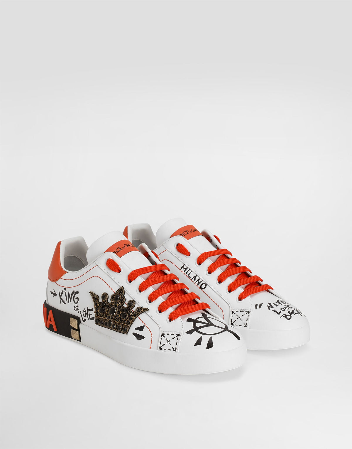 Portofino Nappa Calfskin Sneakers Multicolor Men's