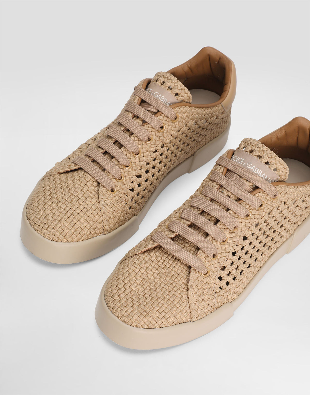 Portofino Light Strobel Sneakers Woven Fabric Beige