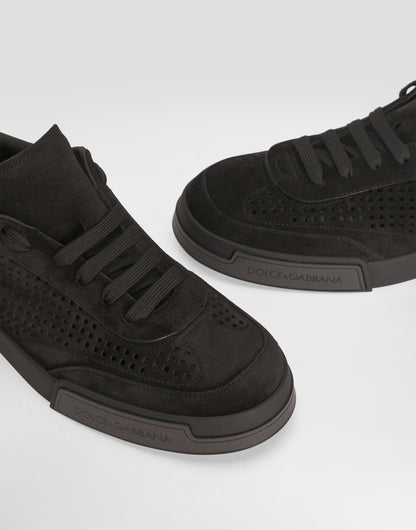 Portofino Yacht Suede Sneakers Black