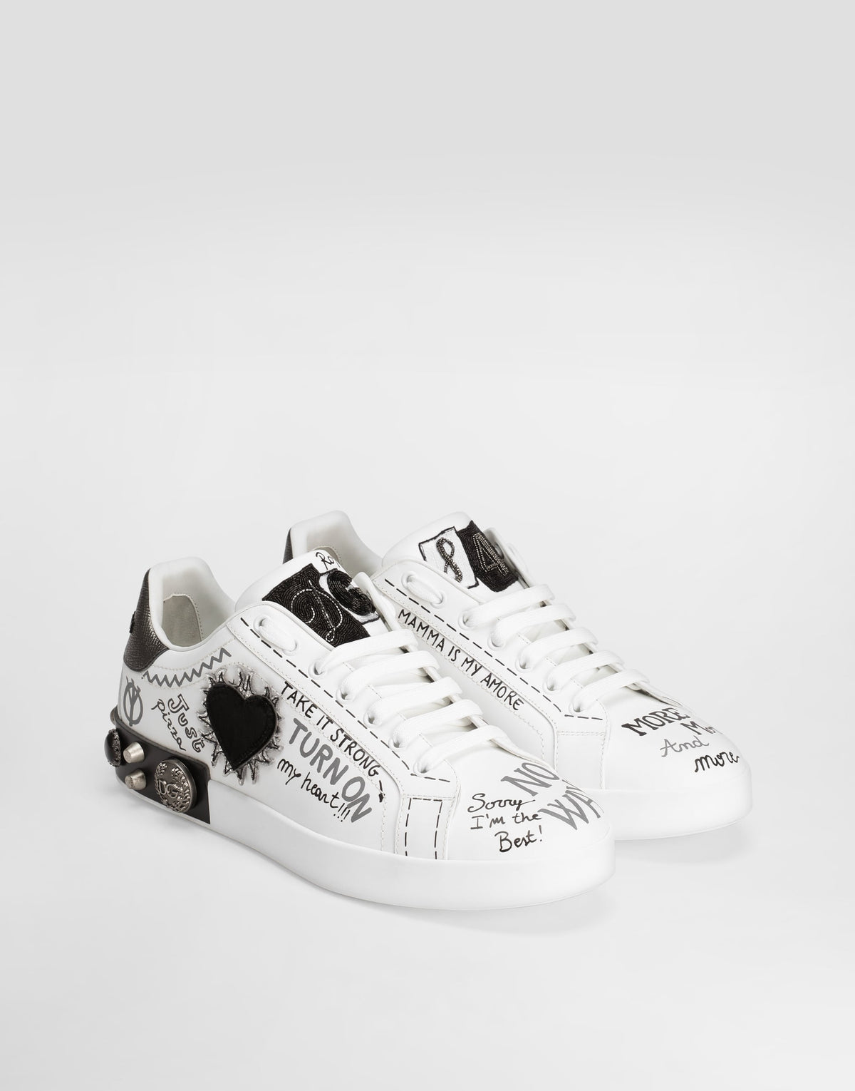 Portofino Calfskin Men's Sneakers Multicolor
