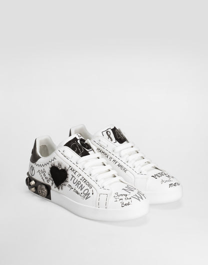 Portofino Calfskin Men's Sneakers Multicolor