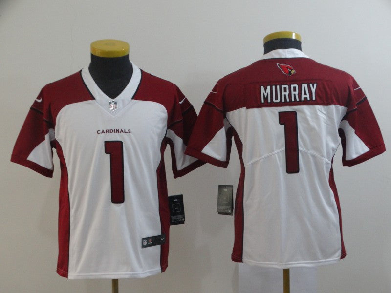 Custom ike Cardinals 1 Kyler Murray White Youth 2019 NFL Draft First Round Pick Vapor Untouchable Limited Jersey