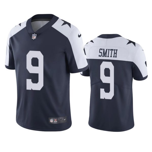 Custom Men’s #9 Jaylon Smith Dallas Cowboys Navy Alternate Vapor Limited Jersey Stitched