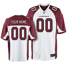 Custom Men’s Arizona Cardinals Customized Game White Jersey