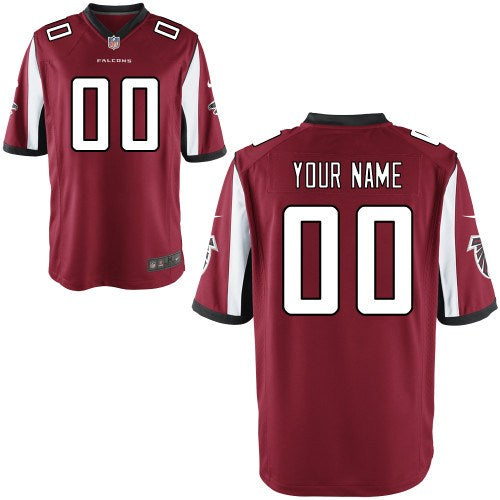 Custom Men’s Atlanta Falcons Customized Game Team Color Jersey