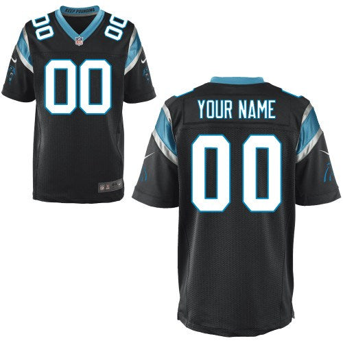 Custom men’s carolina panthers customized elite team color jerseys