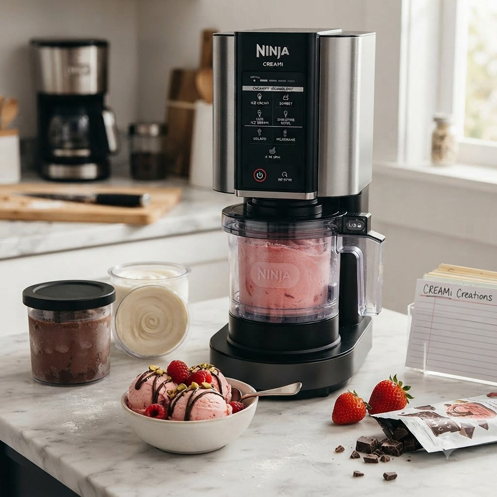 Ninja - CREAMi 7in1 Ice Cream Maker - Black, NC301