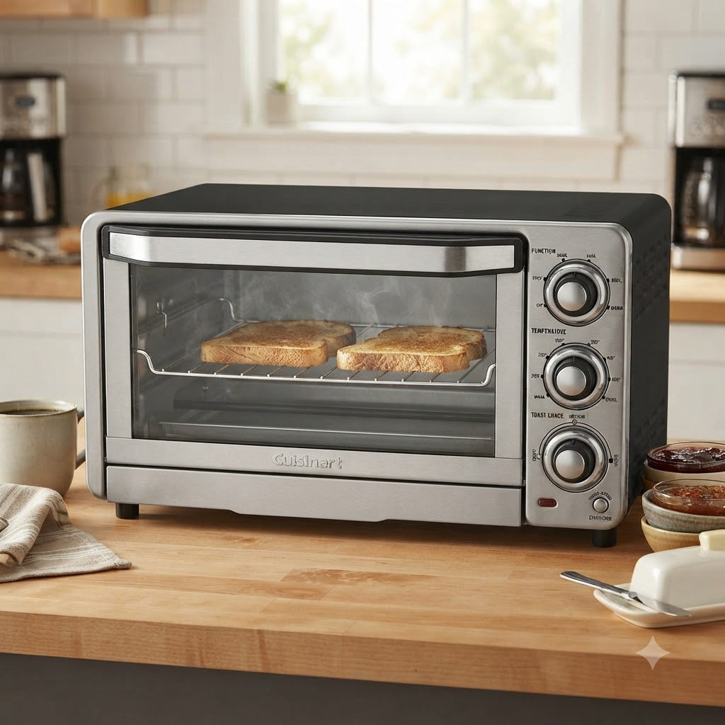 Cuisinart - Custom Classic Toaster Oven Broiler - Stainless Steel