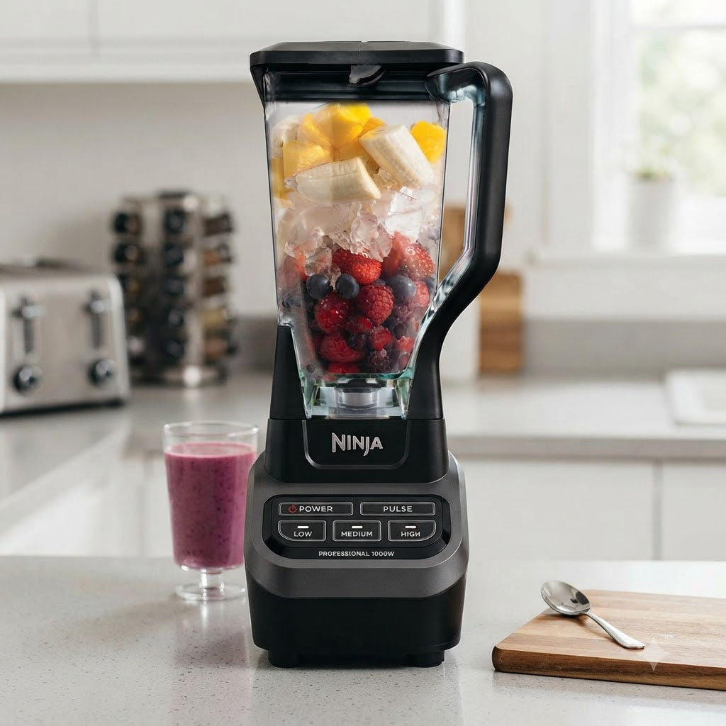 Ninja Professional Blender 1000 - Total Crushing Tech, Black - BL610