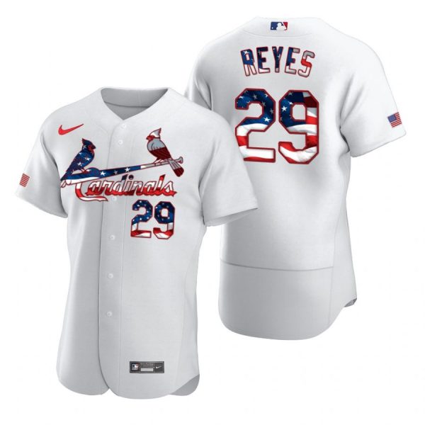 Custom Men’s Alex Reyes St. Louis Cardinals Flex Base Jersey Black Holographic White Stars