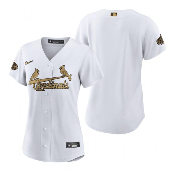 Custom Women’s St. Louis Cardinals 2022 MLB All-Star Game White Stitched Jersey